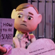 Orel trying to figure out how to be scared.